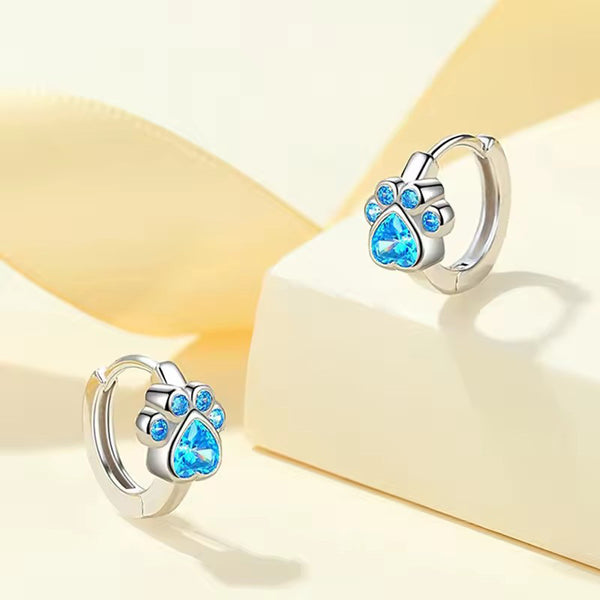 Cat Paw Print Earrings
