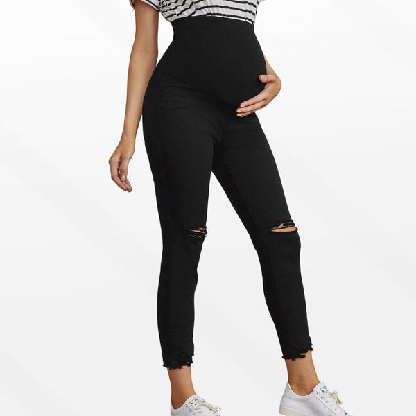 Breathable Stretchy Maternity Jeans