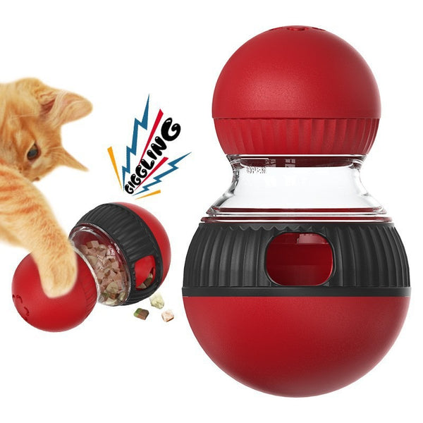 Rotating Cat Toy with Treat Dispenser