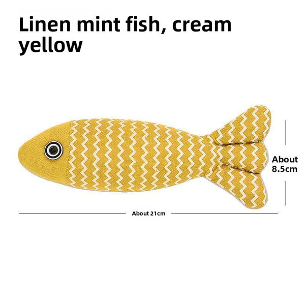 Fish-Shaped Cat Toys