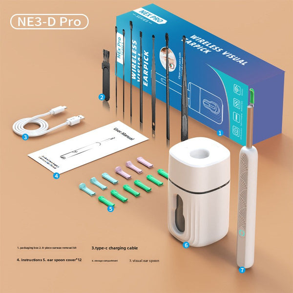 Wireless Visual Ear Cleaning Endoscope