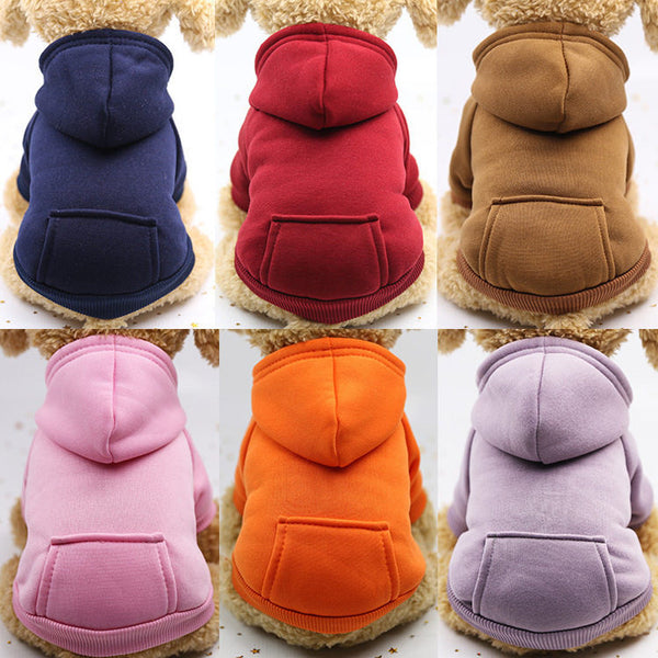 Soft Fleece Dog Hoodies