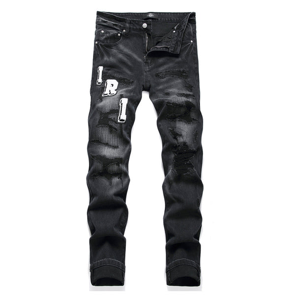 Black Stretch Skinny Men's Jeans