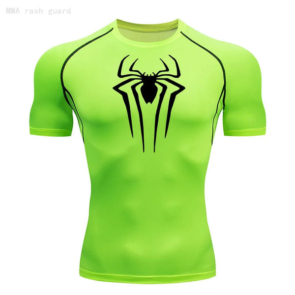 Spider Design Compression Shirts