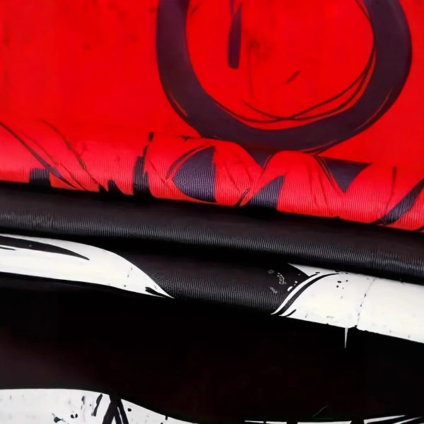 Red and Black 3D Digital Printed Hoodies