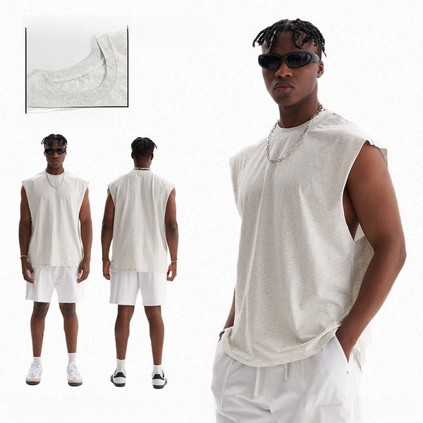 Round Neck Sleeveless Vest