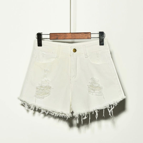 High Waist Denim Shorts