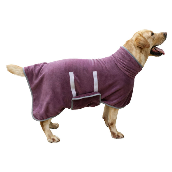Quick-Dry Dog Bathrobe