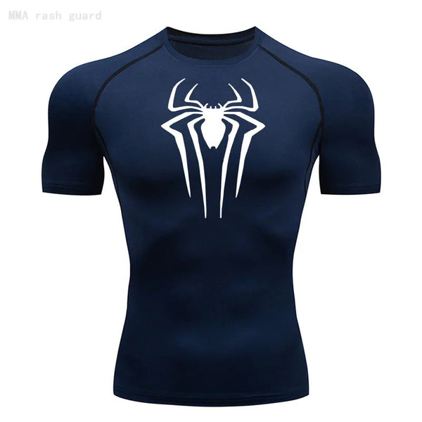 Spider Design Compression Shirts