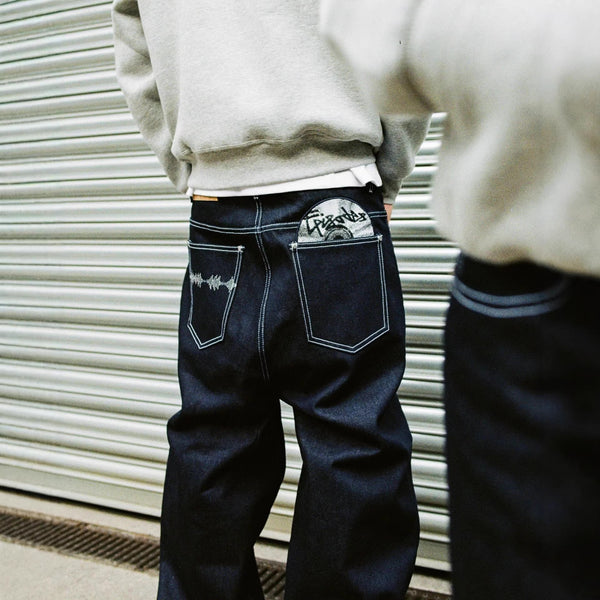 Autumn and Winter Retro Blue Jeans for Men and Women