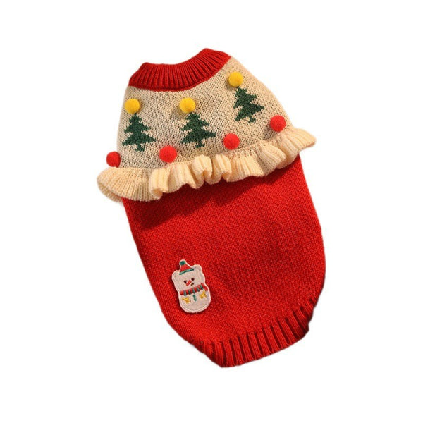 Christmas-Themed  Cat Sweater