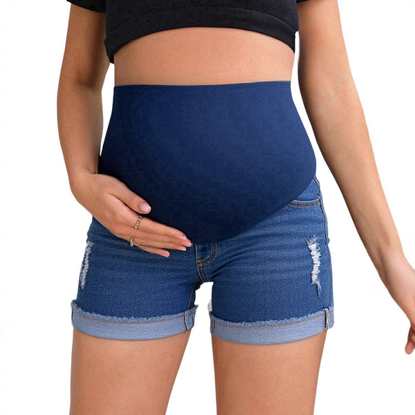 Breathable Stretchy Maternity Shorts