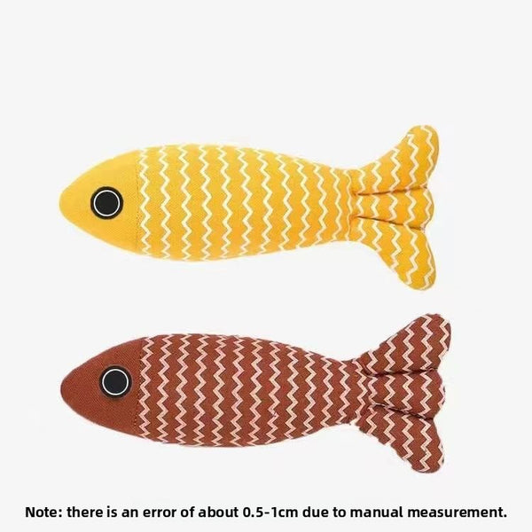Fish-Shaped Cat Toys