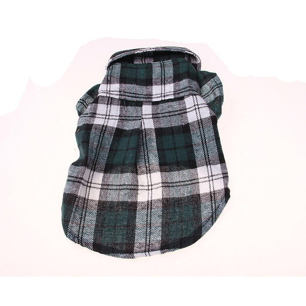 Stylish Plaid Pet Shirt