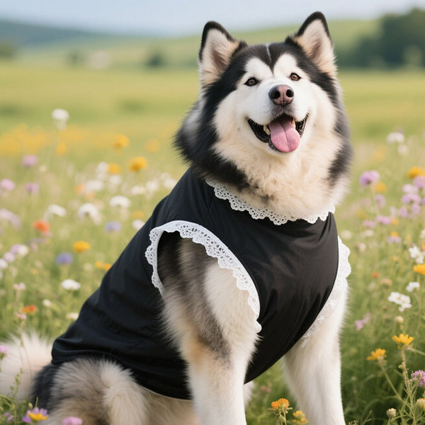 Lace Sleeve Dog Dress